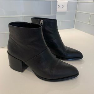 Nine West Block Heel Ankle Boots Size 7